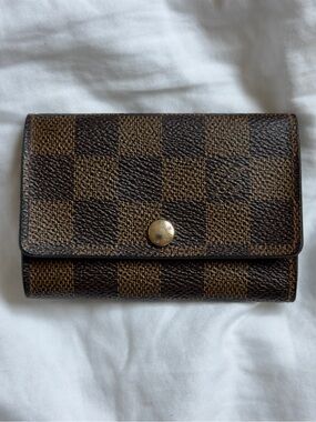 Louis Vuitton Damier Ebene Multicles 6 Key Card Holder Authentic